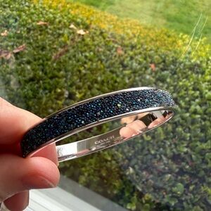 Coach Glittering Blue and Silver Bracelet